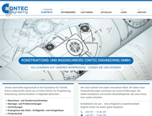 Tablet Screenshot of contec-engineering.de
